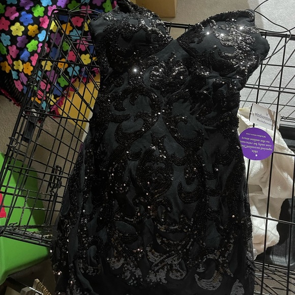 Black sequin NWT dress - Picture 1 of 4